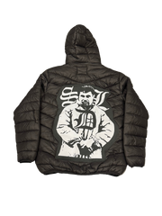 SKY DA LIMIT GREY CHAPO PUFFER JACKET