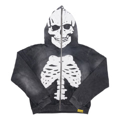AWFUL LOT OF COUGH SYRUP SKELETON ZIP UP