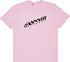 Supreme Banner Pink Tee Shirt