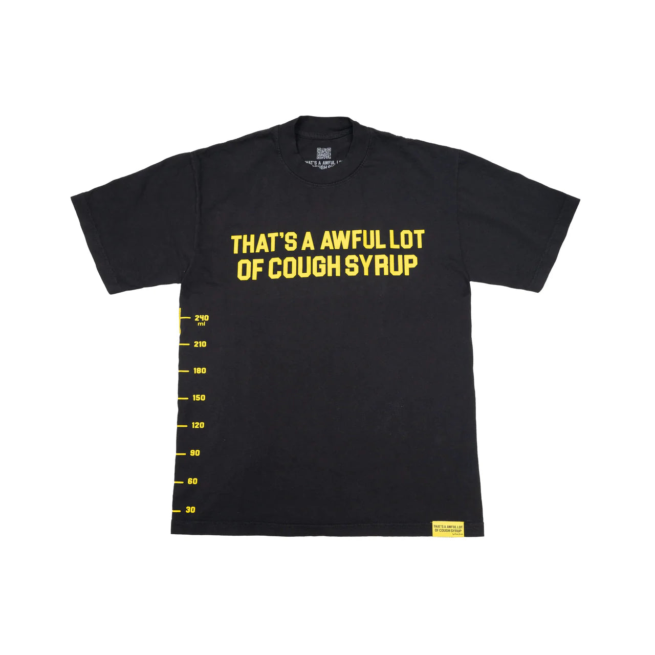 AWFUL LOT OF COUGH SYRUP CLASSIC SHIRT (BLACK/YELLOW)