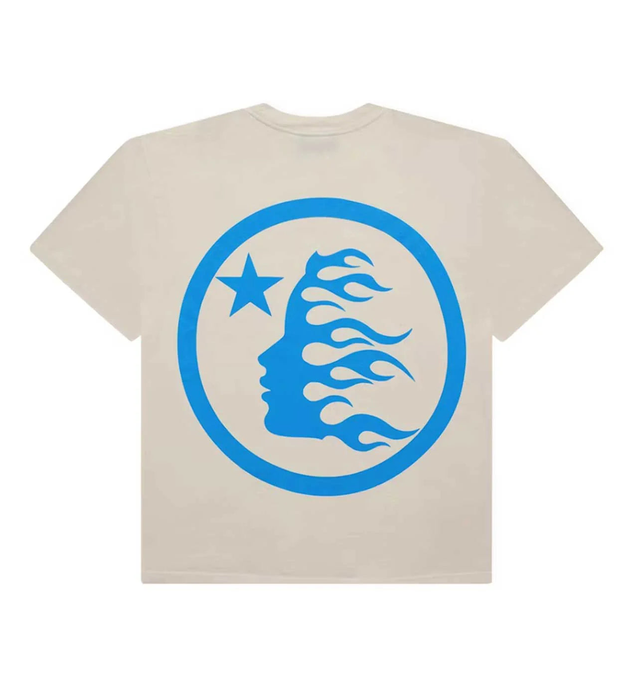 HELLSTAR CLASSIC CREAM/BLUE GEL TEE