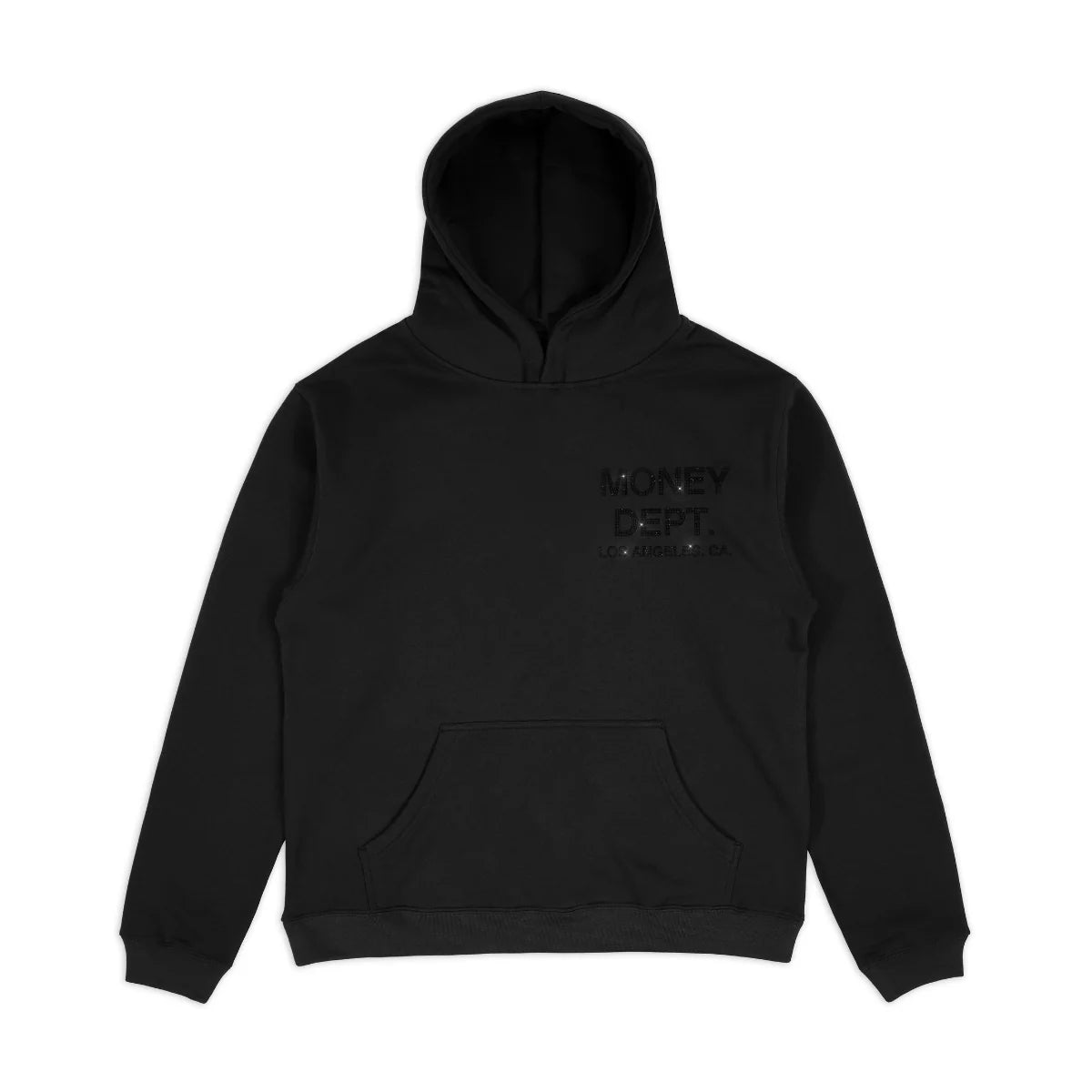 MONEY DEPT BLACK&BLACK HOODIE