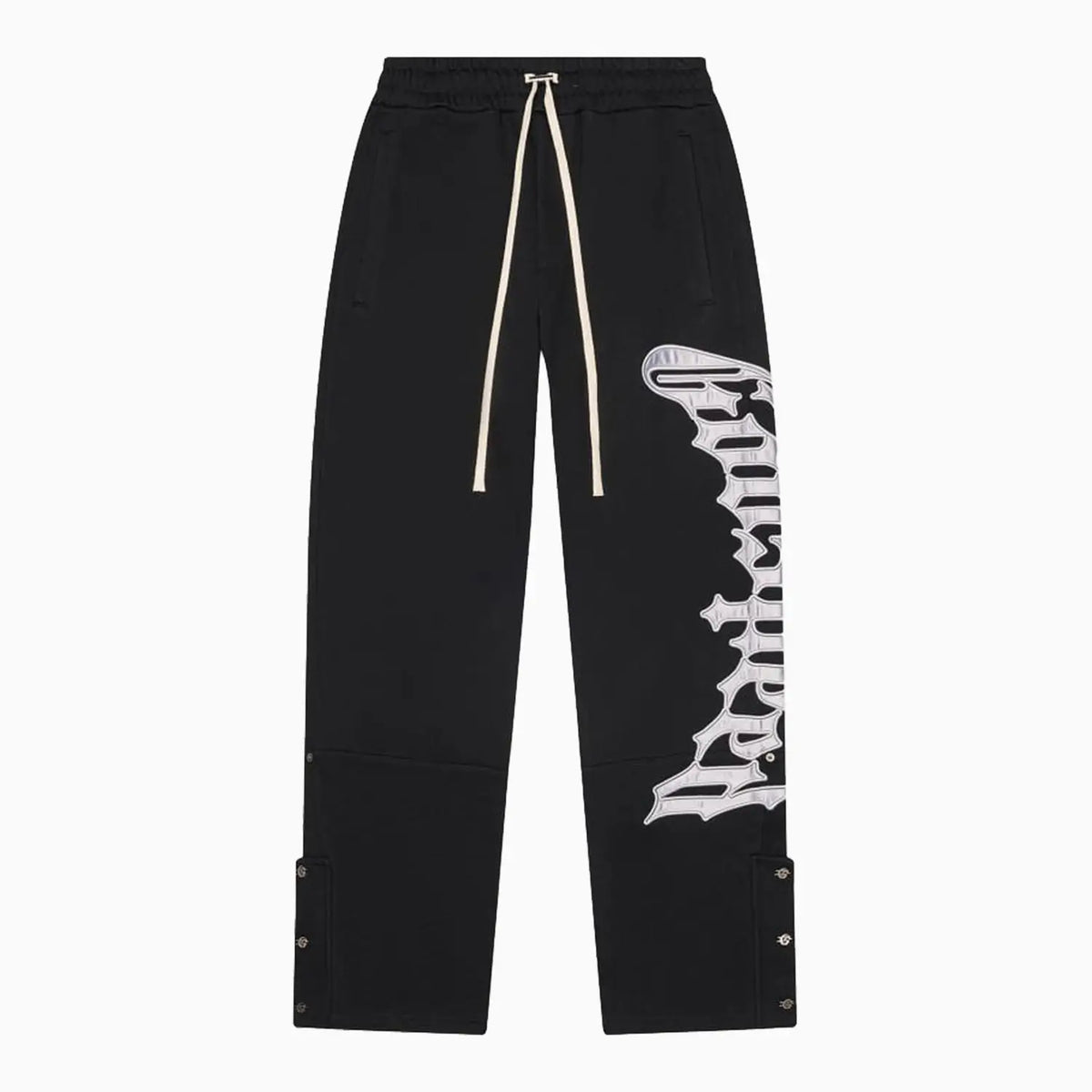 GODSPEED BLACK WHITE SATIN SWEATSUIT (TOP & BOTTOM)