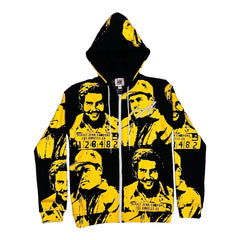 ASAALI OG CARTEL ZIP UP HOODIE YELLOW