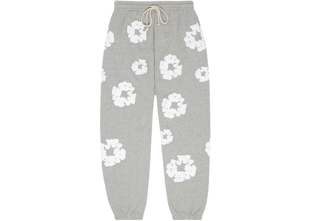 DENIM TEARS COTTON WREATH GREY SWEATPANTS