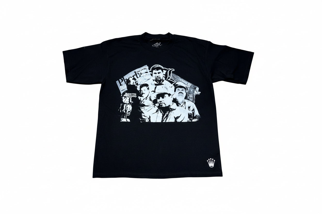 SKY DA LIMIT BLACK “MULTI CHAPO” T-SHIRT
