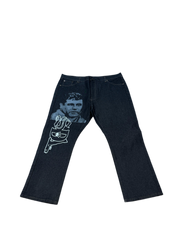 SKY DA LIMIT JEANS BLACK/GREY CHAPO JEANS