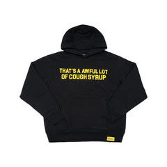 AWFUL LOT OF COUGH SYRUP CLASSIC HOODIE (BLACK/YELLOW)