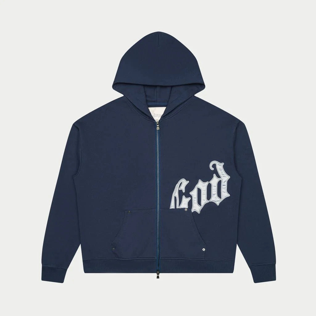 GODSPEED SWEATSUIT NAVY SILVER (TOP AND BOTTOM)