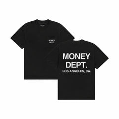 MONEY DEPT BLACK/WHITE POCKET T SHIRT
