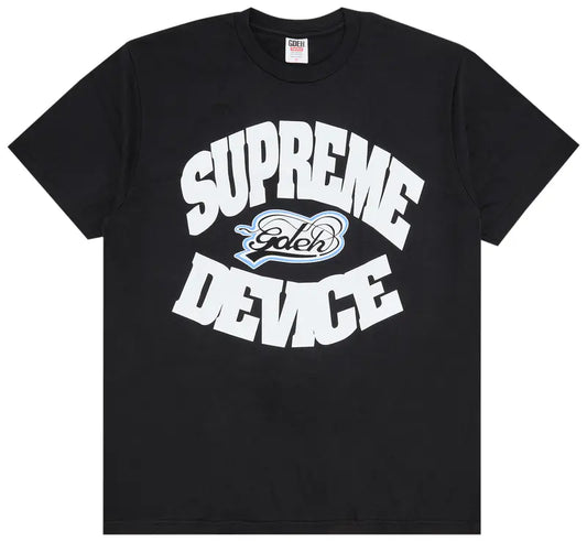 SUPREME "DEVICE" BLACK T-SHIRT