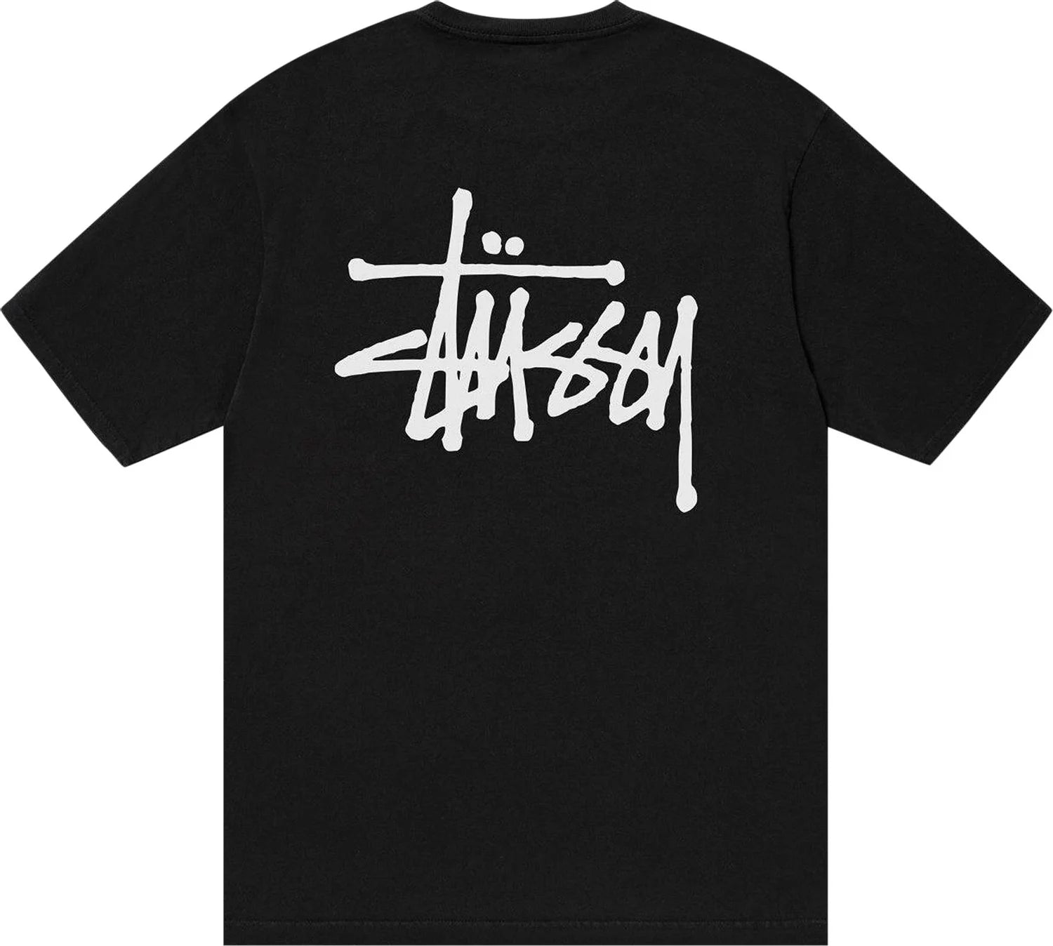 Stussy Basic Logo Black Tee