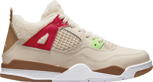 Jordan 4 (PS) Wild Things preschool sneakers with vibrant, playful design for kids
