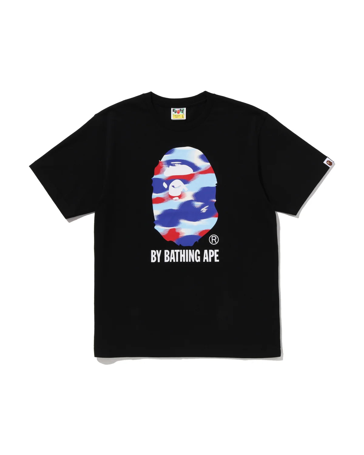 BAPE RED WHITE BLUE APE HEAD TEE
