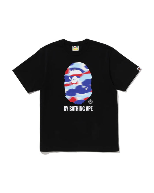 BAPE RED WHITE BLUE APE HEAD TEE
