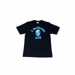BAPE ABC CAMO BLUE BLACK T-SHIRT