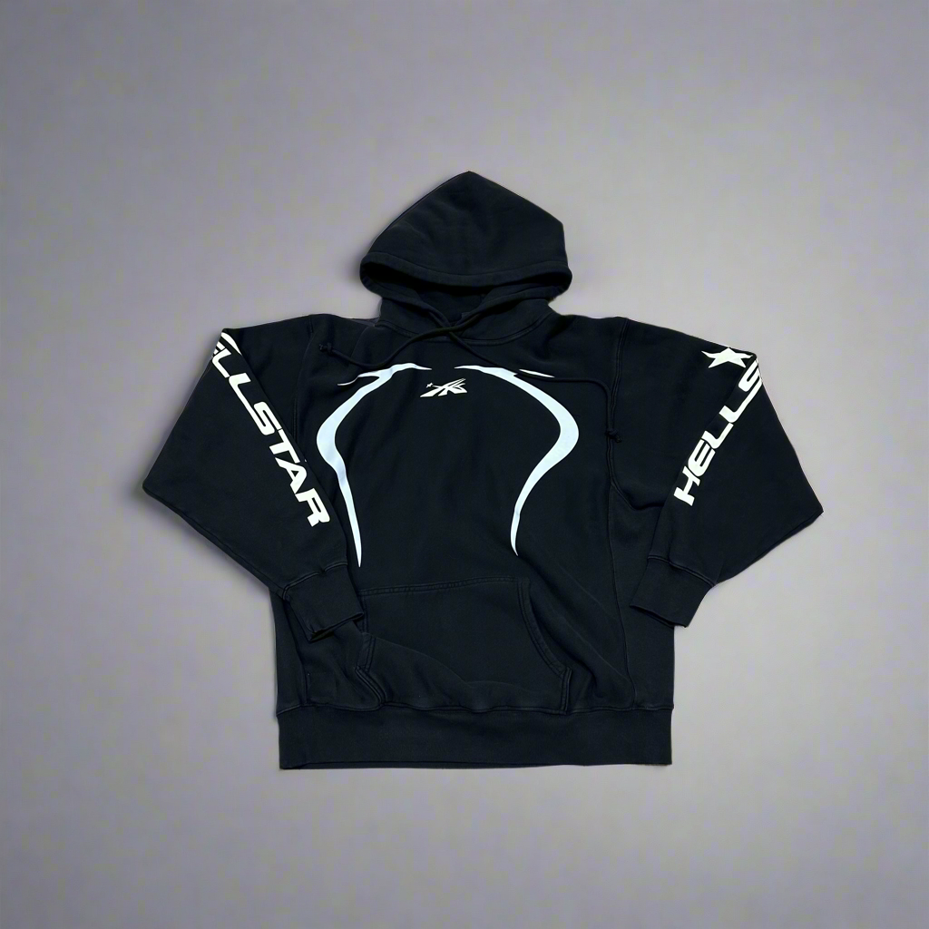 Hellstar Sports Jet Black Hoodie