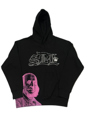 SKY DA LIMIT PINK/WHITE VIRGIN MARY BLACK HOODIE