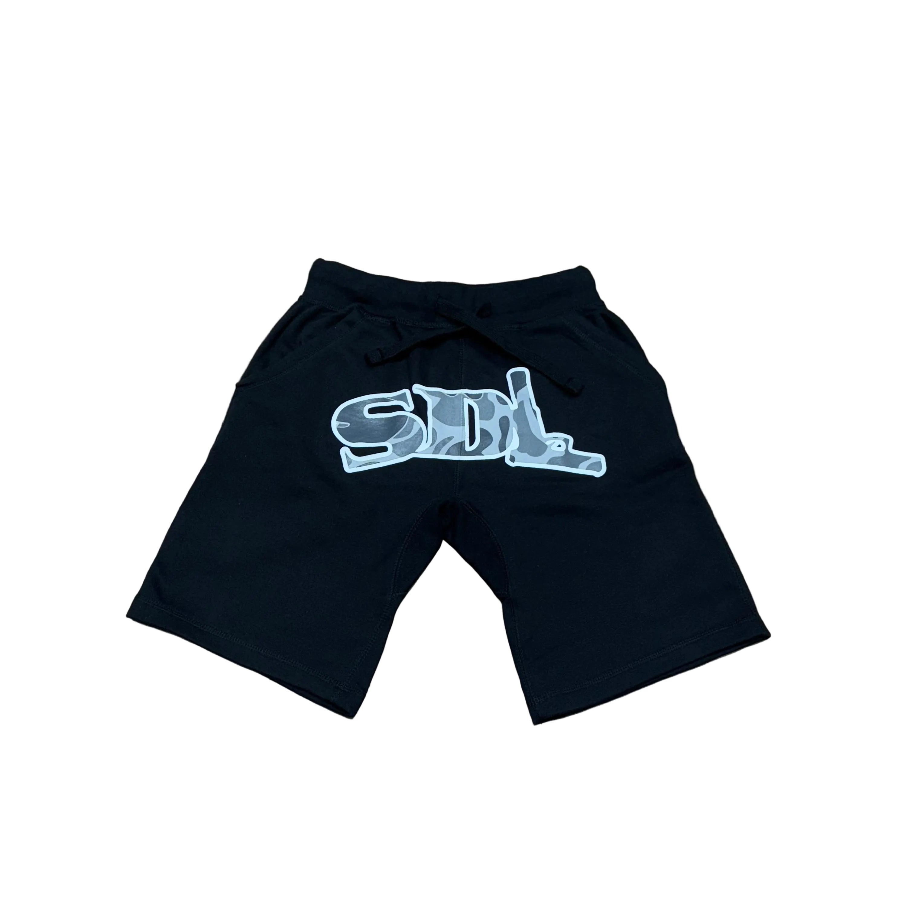 SKYS DA LIMIT GREY CAMO SHORTS