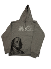 SKY DA LIMIT BLACK VIRGIN MARY GREY HOODIE