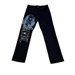 SKYS DA LIMIT JET BLACK/ GREY JEANS