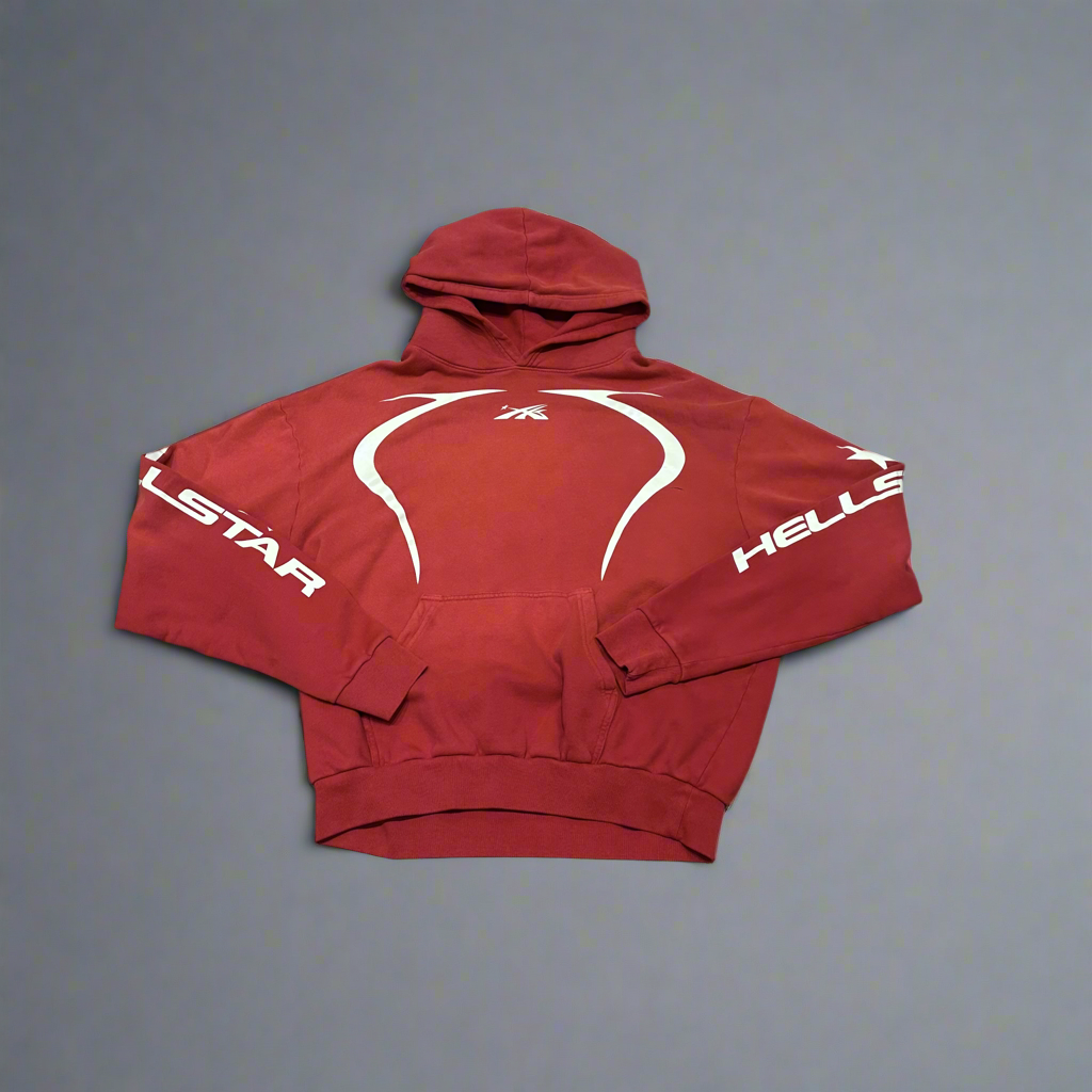 Hellstar Sports Red Hoodie