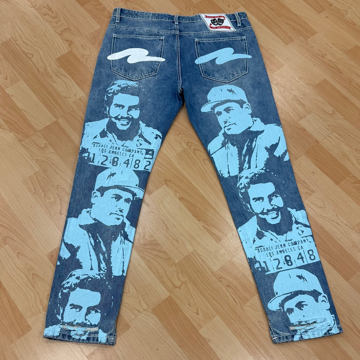 ASAALI OG BLUE DENIM JEANS (LIGHTLY WORN)