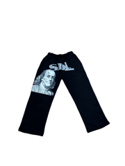SKY DA LIMIT BLACK/WHITE BENJAMIN SWEATPANTS