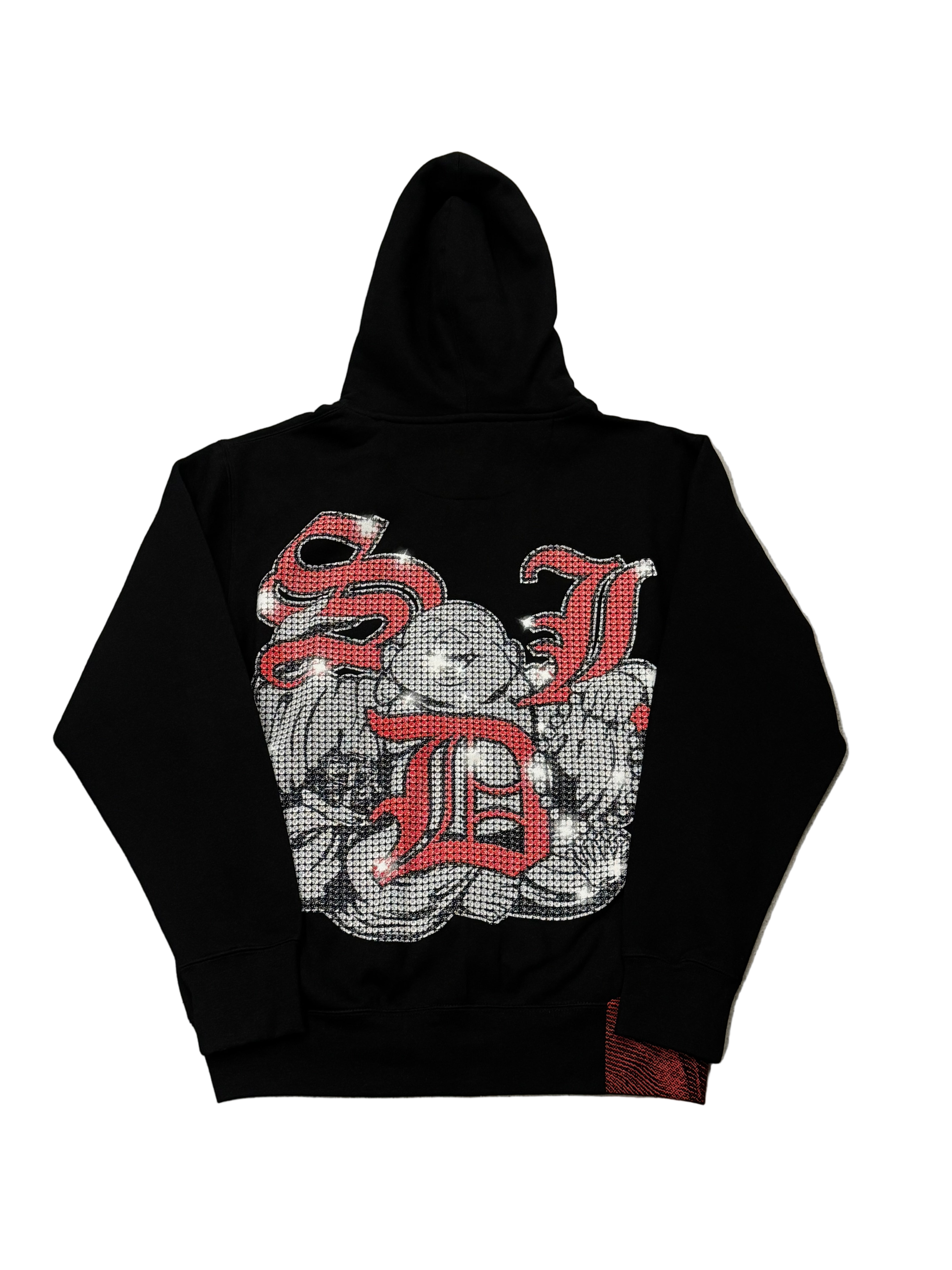 SKY DA LIMIT DIAMOND RED/BLACK BUDDHA ZIP UP