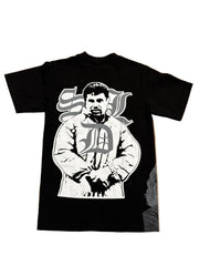 SKYS DA LIMIT GREY CHAPO/PARK SIDE BLACK T-SHIRT