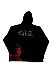 SKY DA LIMIT RED VIRGIN MARY BLACK HOODIE