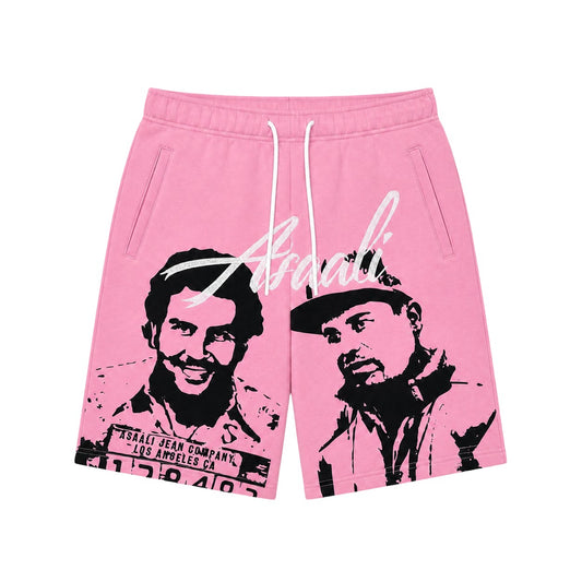 ASAALI PINK OG CARTEL SHORTS