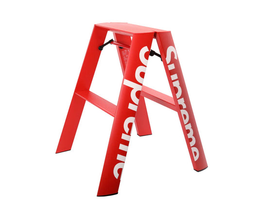 SUPREME LUCANO STEP LADDER 'RED'