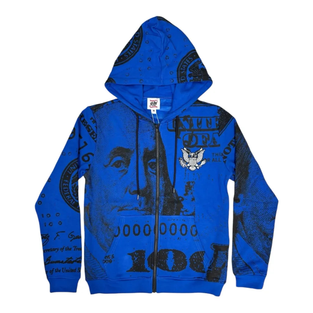 NOTHING PERSONAL X ASAALI BLUE ZIP UP