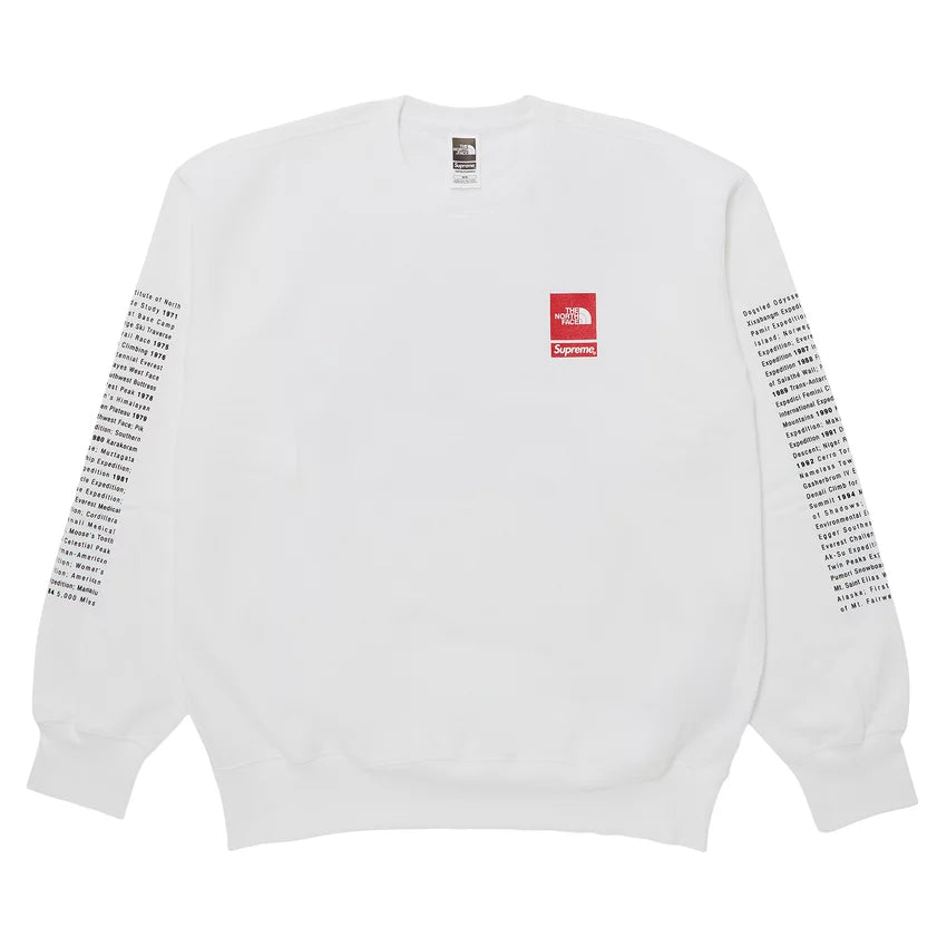 Supreme X The North Face Crewneck "White"