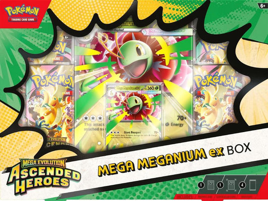 POKEMON ASCENDED HEROES MEGA MEGANIUM EX BOX