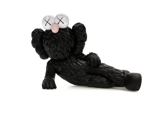 KAWS TIME OFF VINYL FIGURE 'BLACK'