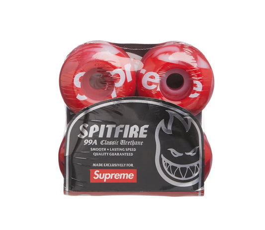 SUPREME SPITFIRE SHOP LOGO WHEELS 'RED'