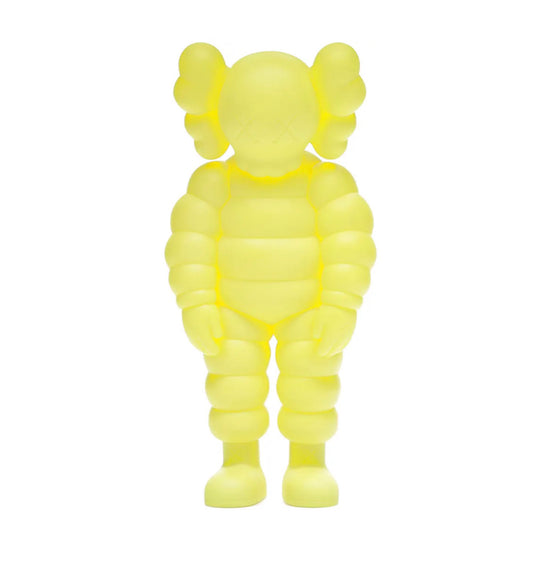 KAWS WHAT PARTY VINYL FIGURE 'YELLOW"