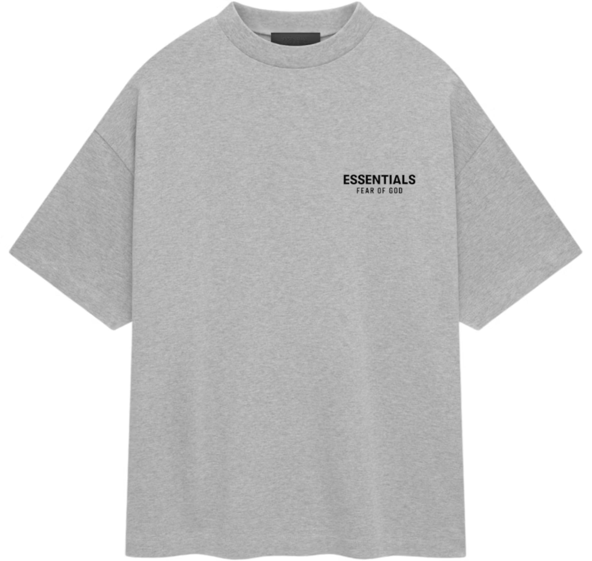ESSENTIALS T-SHIRT LIGHT HEATHER GRAY