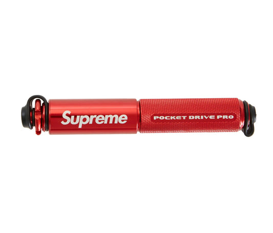 SUPREME LEZYNE POCKET DRIVE PRO BIKE PUMP 'RED'