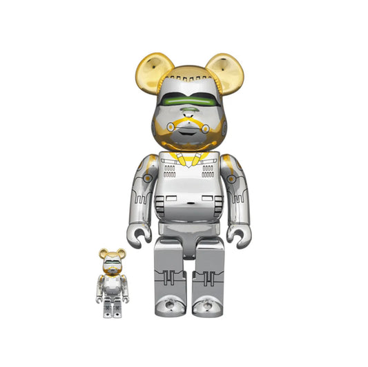 BEARBRICK X THE WEEKND SILVER & GOLD 400%