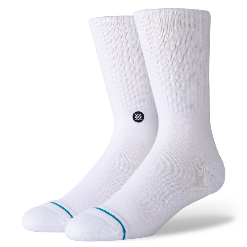 STANCE ICON CREW WHITE SOCKS