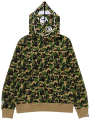 BAPE ABC Camo Ape Pullover Hoodie 'Green'
