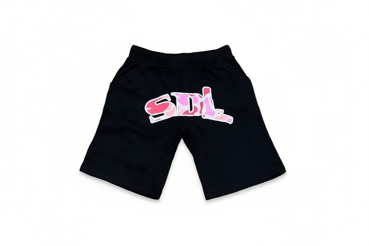 SKYS DA LIMIT PINK CAMO SHORTS