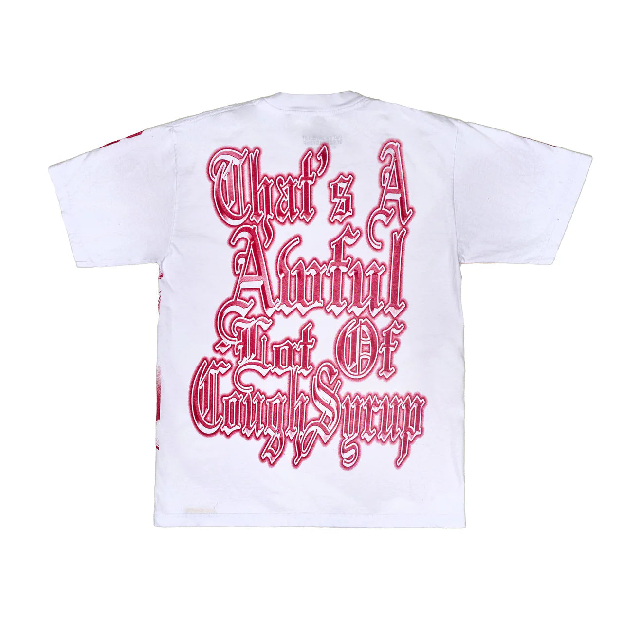 (DAILY DEAL) AWFUL LOT OF COUGH SYRUP CUPID TATTOO RED