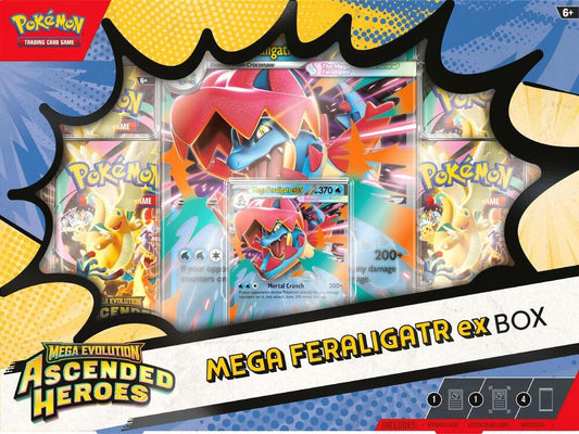 POKEMON ASCENDED HEROS MEGA FERALIGATR EX BOX