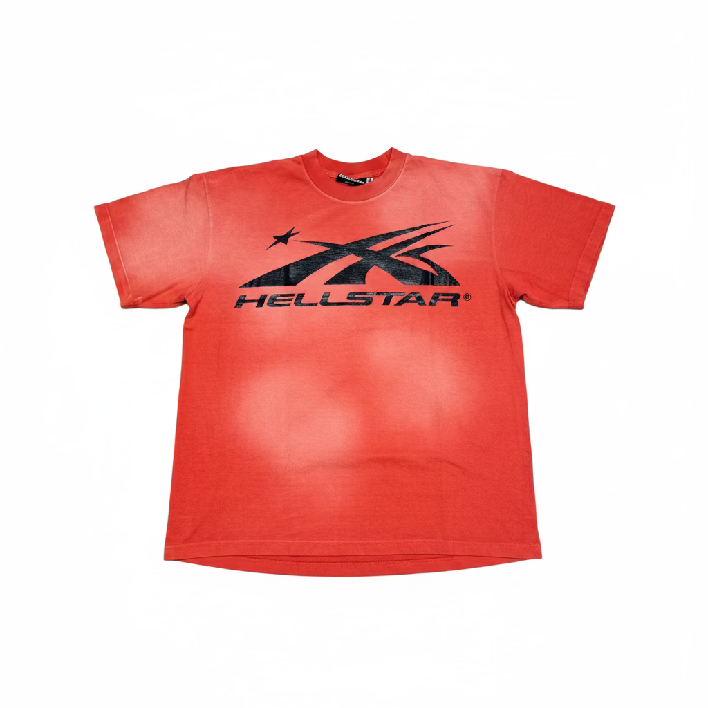 HELLSTAR RED GEL LOGO T-SHIRT
