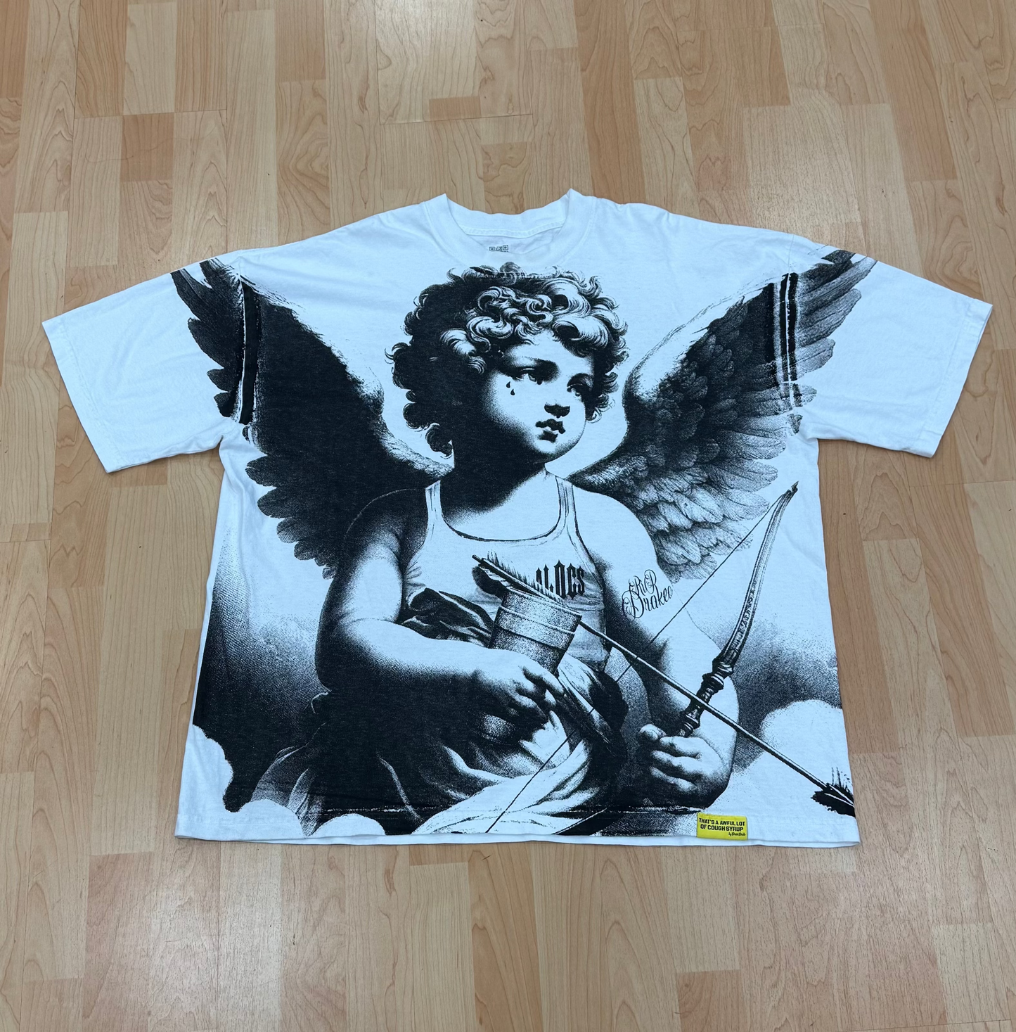 COUGH SYRUP CUPID TATTOO WHITE (USED)