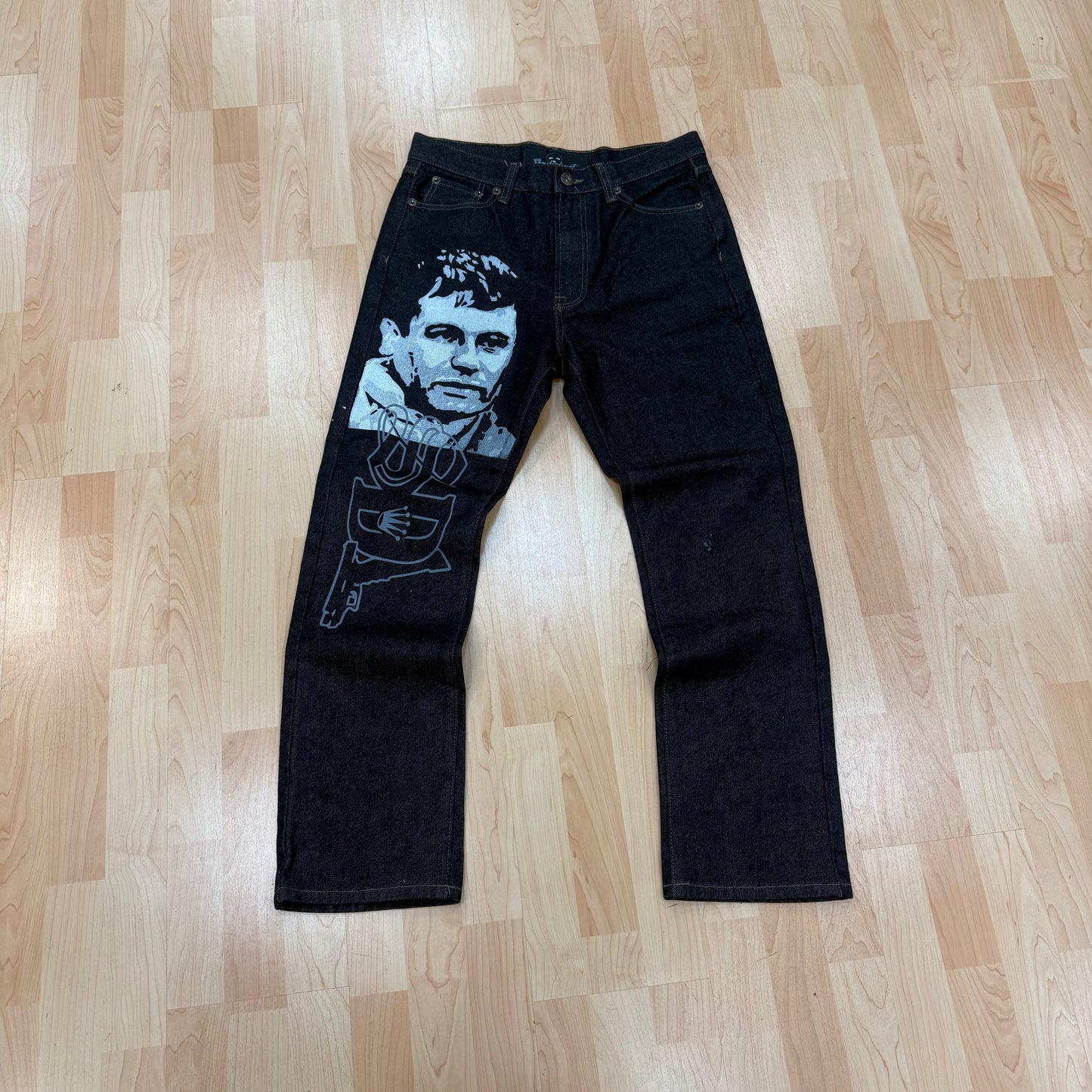 SKYS DA LIMIT CHARCOAL CHAPO JEANS (PRE-OWNED)